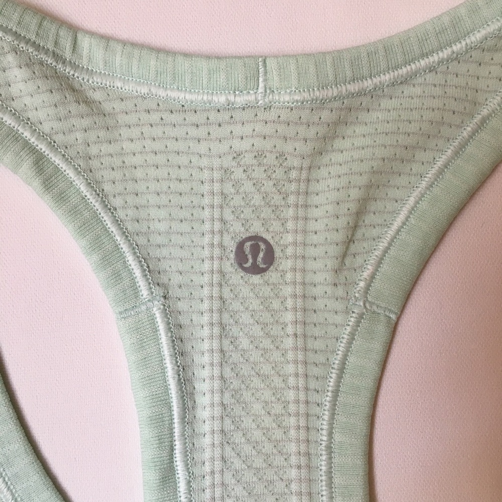 SOLD Lululemon Swiftly Tech Racerback Tank Green 6 - Picture 5 of 8